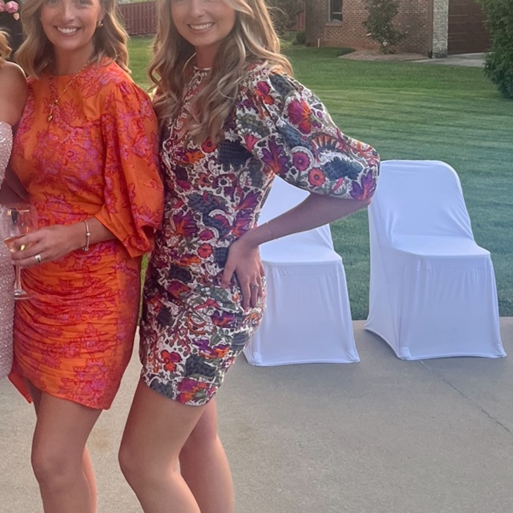 RHODE Isla Cut Out Mini Dress in Lamo 0